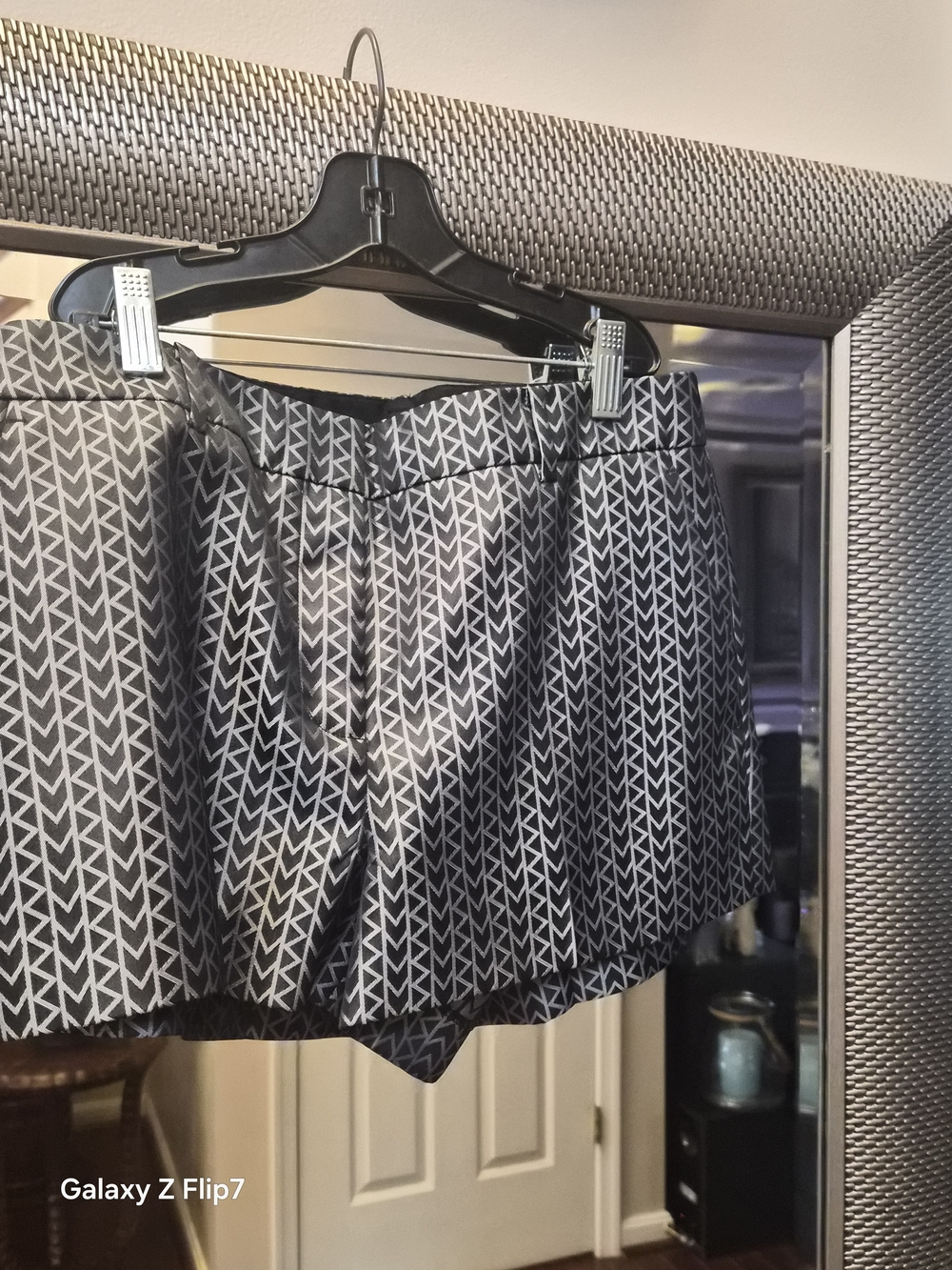 Michael Kors Black & White Logo-Print Mini Short